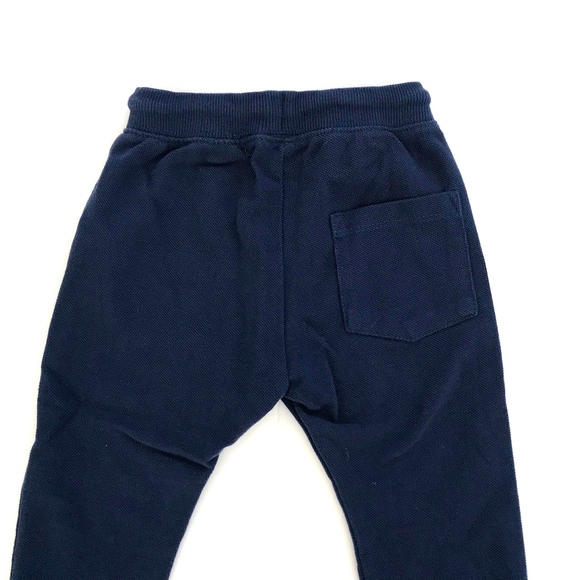 NWOT Zara Pique Navy Joggers - Picture 6 of 6